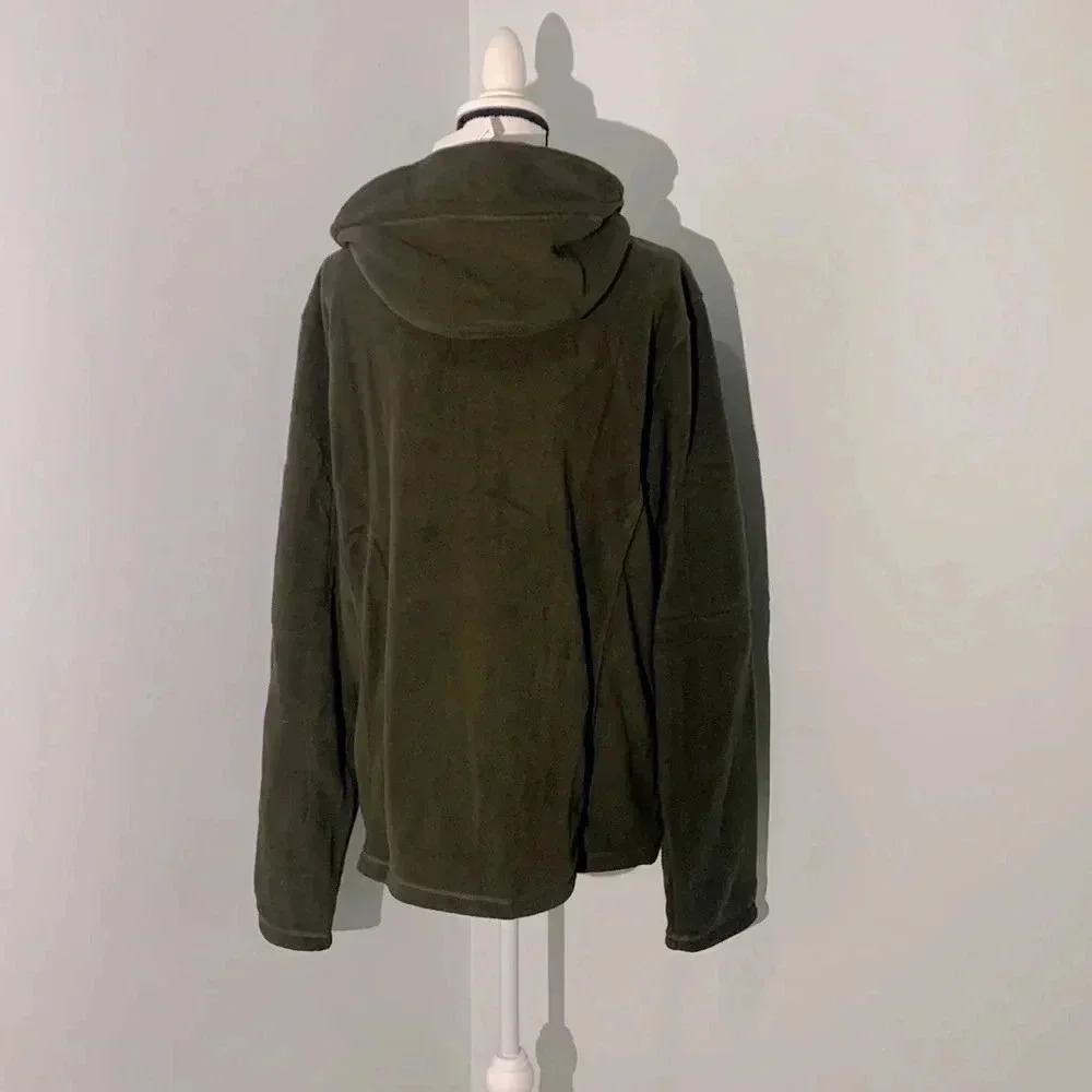 Coofandy mens soft shell outdoor hooded military green coat size S - Picture 5 of 6